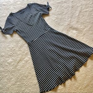 A&F Striped Ribbed Dress